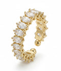 Oval Cut Ring gold ring by Boujee & Co
