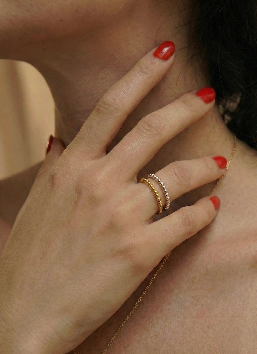 Bead Band Ring lifestyle image by Boujee & Co