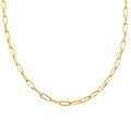 Paperclip Chain Necklace waterproof gold necklace by Boujee & Co