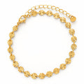 Golden Petal Bracelet waterproof gold bracelet by Boujee & Co