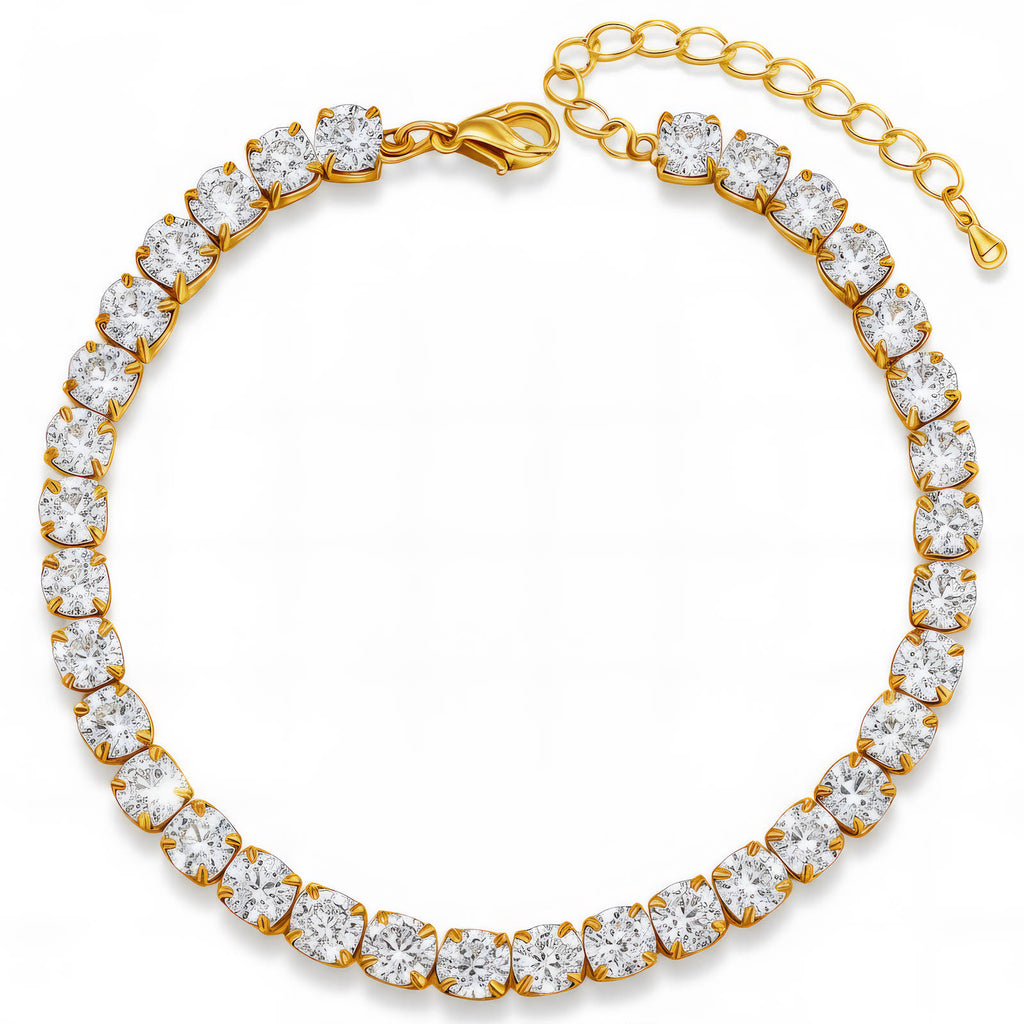 Tennis Bracelet waterproof gold bracelet by Boujee & Co