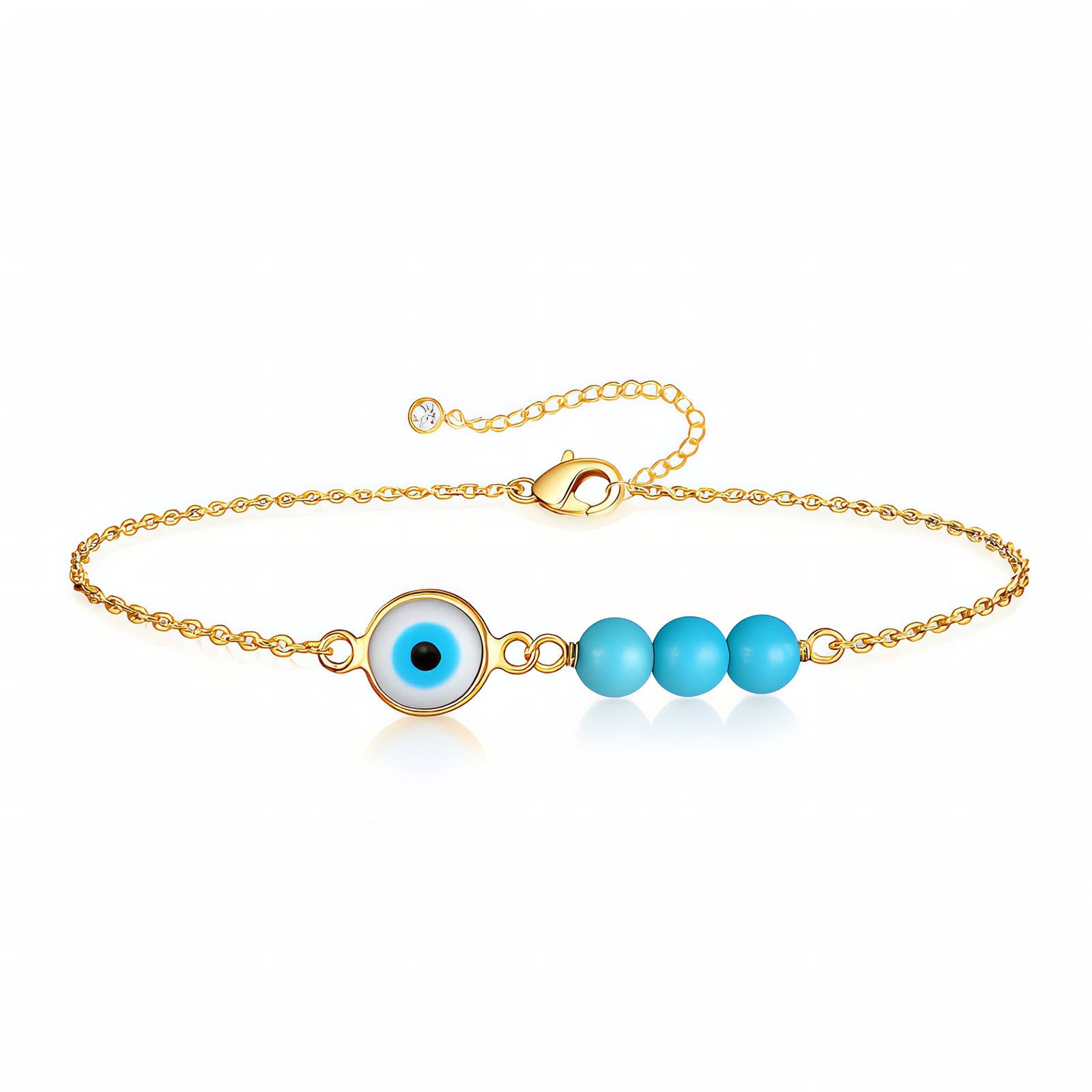 Evil Eye Bead Bracelet