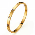 Stud Bangle waterproof gold bangle by Boujee & Co