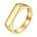Classic Dome Band polished gold ring by Boujee & Co