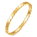 Honeycomb Bangle waterproof gold bangle by Boujee & Co