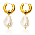 Pearl Teardrop Earrings by Boujee & Co