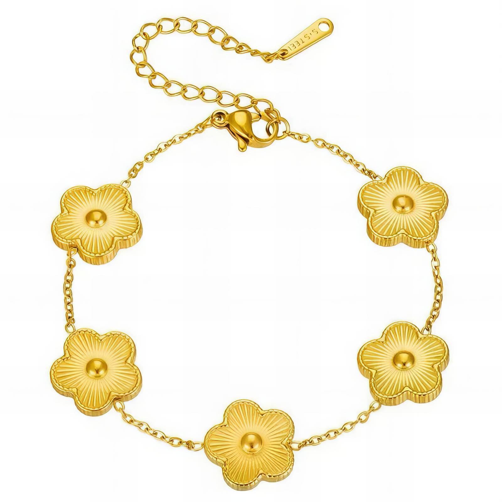 Golden Clover Bracelet