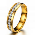 Pavé Band Ring gold ring by Boujee & Co