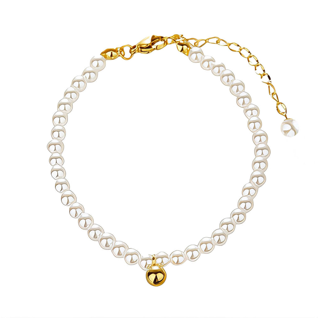 Pearl Strand Bracelet waterproof gold bracelet by Boujee & Co