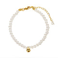 Pearl Strand Bracelet waterproof gold bracelet by Boujee & Co