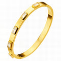 Aurora Bangle waterproof gold bracelet by Boujee & Co