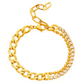 Luxe Link Bracelet waterproof gold bracelet by Boujee & Co