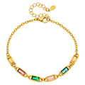 Prism Chain Bracelet waterproof gold bracelet by Boujee & Co