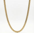 Herringbone Chain Necklace waterproof gold necklace by Boujee & Co