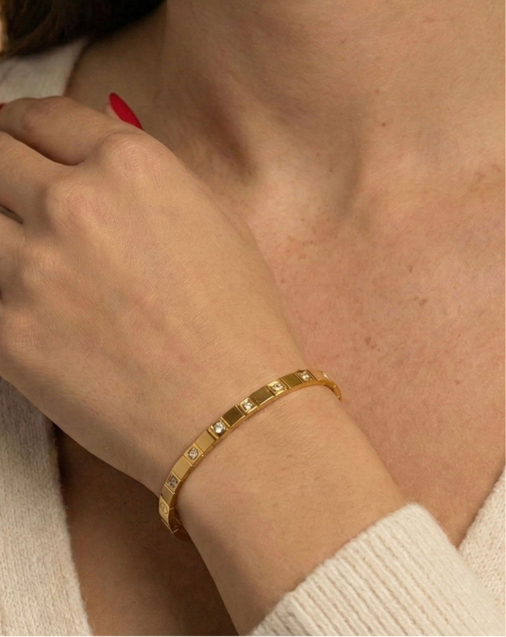 Lumen Bangle lifestyle image by Boujee & Co