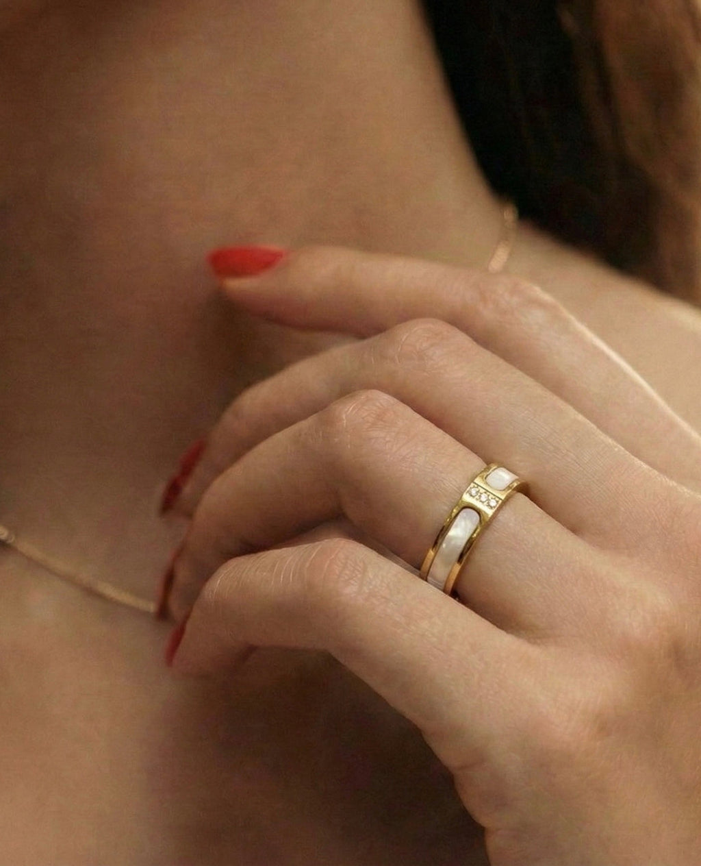 Inlay Band Ring lifestyle image by Boujee & Co